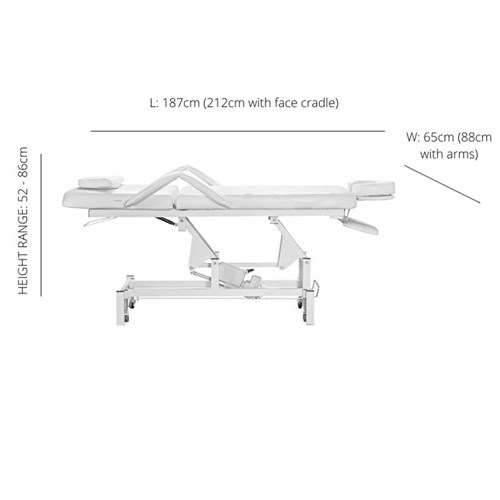 Electric Bed - Aries - White